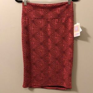 pink starburst lularoe cassie skirt